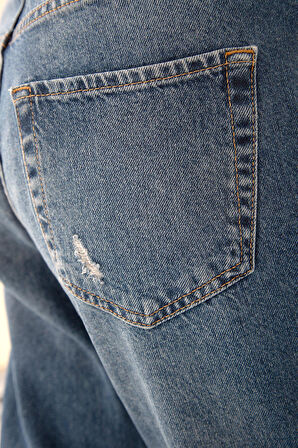 Denim Pantolon Mavi