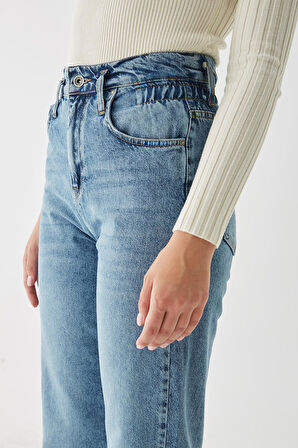 Denim Pantolon Mavi