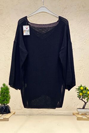 V Yaka Celpli Oversize Merserize Bluz