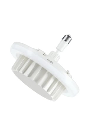 Helios Hs 9350 60 W Sıcak Fanlı E27 Tavan Aydınlatma 3 Renk Dimlenebilir Kumandalı Led Ampul