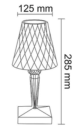 Forlife FL-8074 Fırtına Mix Şarjlı Led Masa Lambası