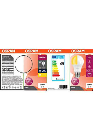 Osram Lcl A60 Mosq 8,3W/865 E27 Sinek Kovucu Led Ampul4058075590106