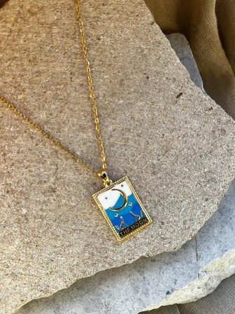 The Moon Tarot Kolye