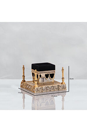 Küçük Kabe Altın 12x8 Cm