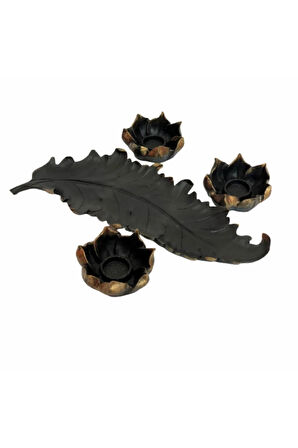 Dekoratif 3 Lü Mumluk