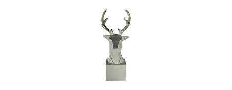 Boynuzlu Geyik Biblo – Yılbaşı Dekoratif Hediyeler