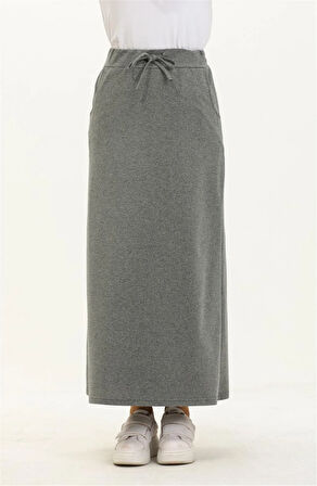 Beli Bağlamalı Cepli Spor Etek - 00152-1.017 - Antrasit