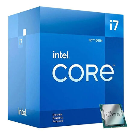 INTEL Alder Lake i7-12700F Tray VGA'sız, Fansız 12C 2.10/4.90Ghz 25MB LGA1700