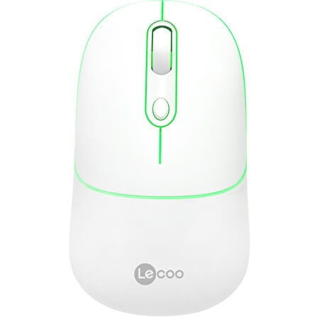 LENOVO LECOO WS210 BEYAZ BLUETOOTH & 2.4G WİFİ WİRELESS CHARGİNG  MOUSE