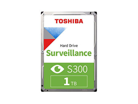 TOSHIBA S300  1 TB 5700RPM 64MB 7/24 DVR,NVR için Güvenlik HDD