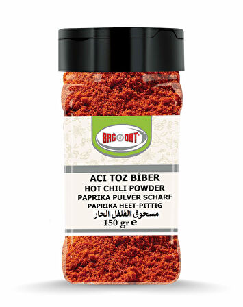 Acı Kırmızı Toz Biber Küçük Pet 150 Gr.