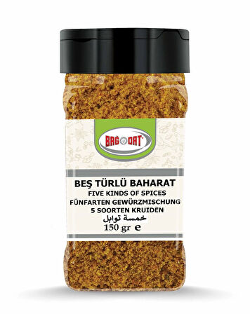 Beş Türlü Baharat Küçük Pet 150 Gr.