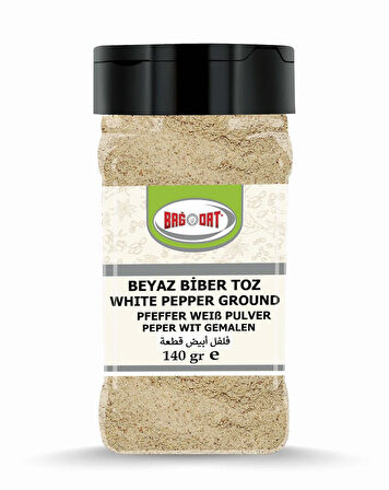 Beyaz Biber Toz Küçük Pet 140 Gr.