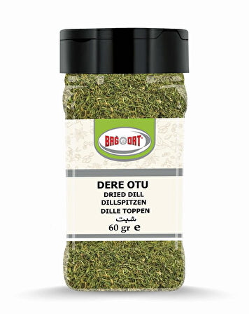 Kurutulmuş Dereotu Küçük Pet 60 Gr.