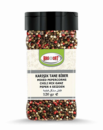 Karışık Tane Biber Küçük Pet 120 Gr.
