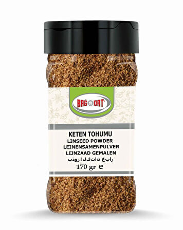 Keten Tohumu Toz Küçük Pet 170 Gr.