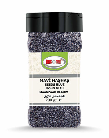 Mavi Haşhaş Küçük Pet 200 Gr.