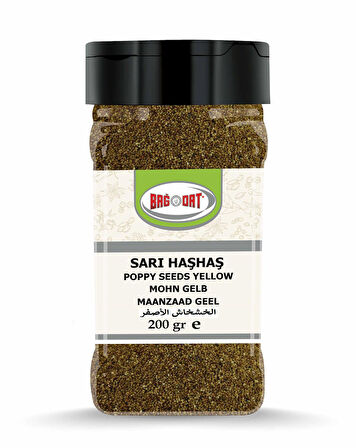 Sarı Haşhaş Küçük Pet 200 Gr.