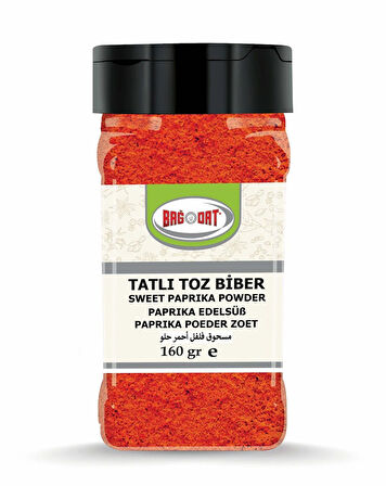 Tatlı Kırmızı Toz Biber Küçük Pet  160 Gr.