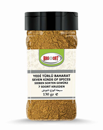 Yedi Türlü Baharat Küçük Pet  130 Gr.