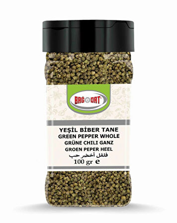 Yeşil Karabiber Tane Küçük Pet 100 Gr.