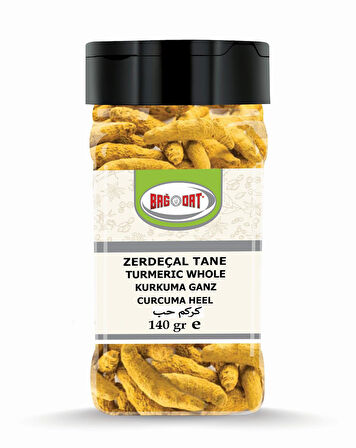 Zerdeçal Tane Küçük Pet 140 Gr.