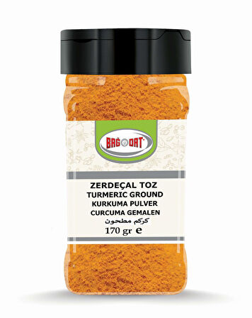 Zerdeçal Toz Küçük Pet 170 Gr.