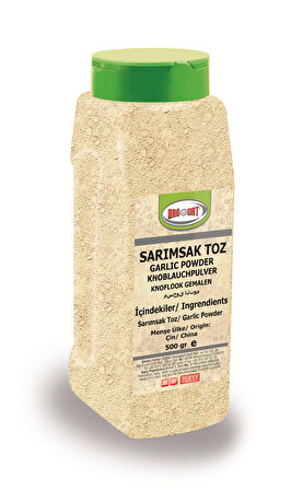 Sarımsak Toz Büyük Pet 500 Gr.
