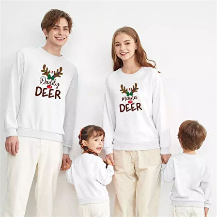 Aile Yılbaşı Kombin Sweat Yeniyıl (ADET FİYATIDIR)
