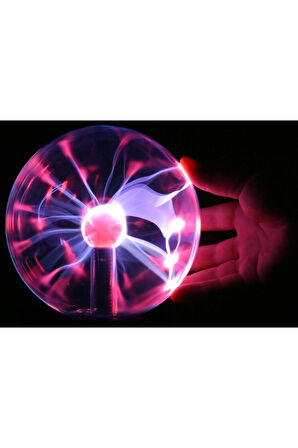 Plasma Storm Lamp - Müzikli Işıklı Plazma Küre Sihirli Cadı Küresi Plazma Küre Gece Lambası