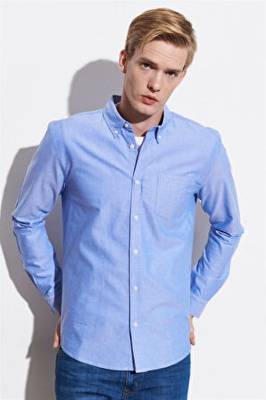 Uzun Kollu Gömlek Green Mist