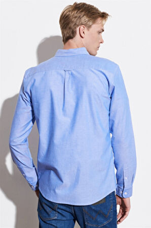 Uzun Kollu Gömlek Green Mist