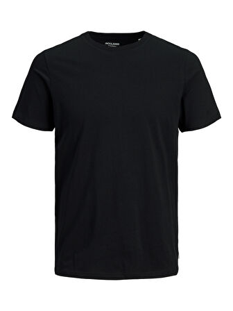 JJEORGANIC BASIC TEE SS O-NECK NOOS Black