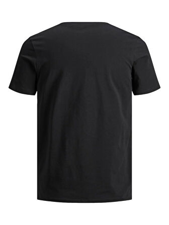 JJEORGANIC BASIC TEE SS O-NECK NOOS Black