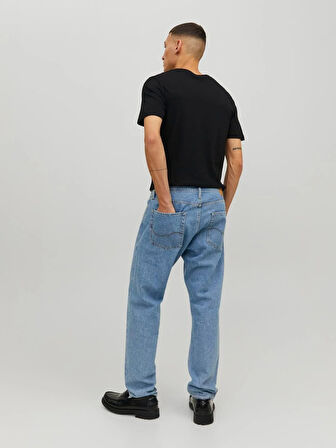 JJEORGANIC BASIC TEE SS O-NECK NOOS Black
