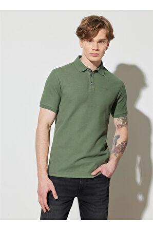 Polo Yaka T-shirt Khaki