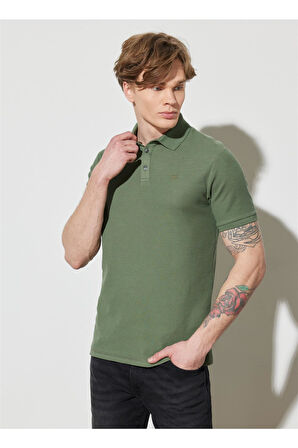 Polo Yaka T-shirt Khaki