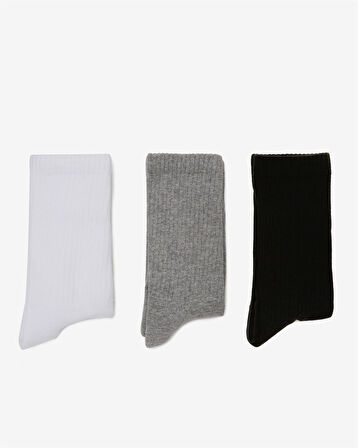Skechers U Crew Cut Padded 3 Pack Sock Multi