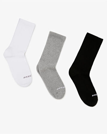 Skechers U Crew Cut Padded 3 Pack Sock Multi