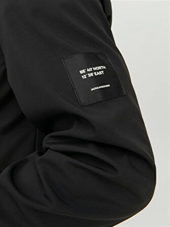 JJEBASIC SOFTSHELL HOOD NOOS Black