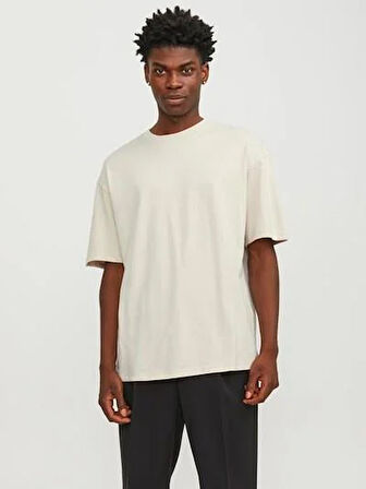 JJEBRADLEY TEE SS O-NECK NOOS Moonbeam