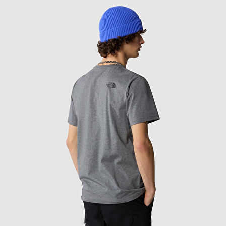 M S/S SIMPLE DOME TEE GREY
