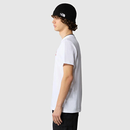M S/S NEVER STOP EXPLORING TEE White