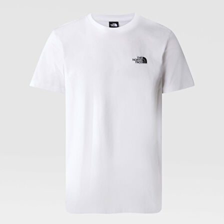 M S/S SIMPLE DOME TEE White