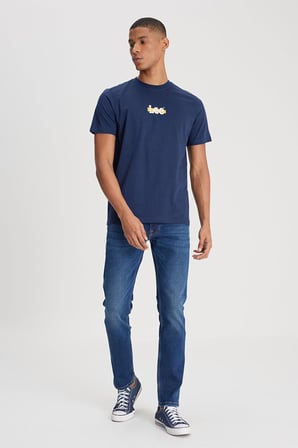 Loose Fit T-shirt Navy