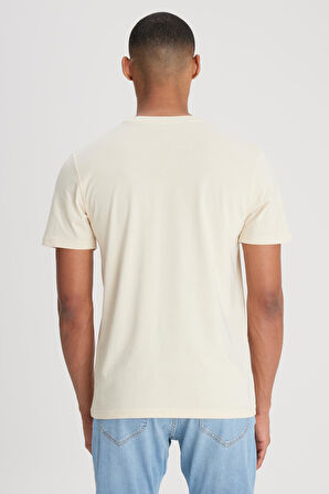 Loose Fit T-shirt Beige