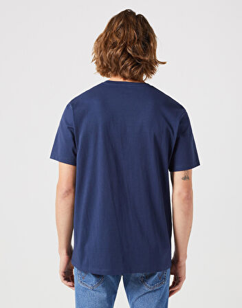 Bisiklet Yaka T-shirt Navy