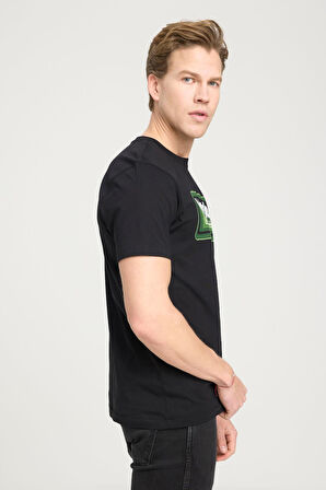 Bisiklet Yaka T-shirt Black