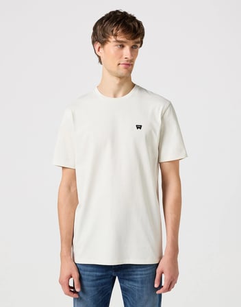 Bisiklet Yaka T-shirt Vintage White