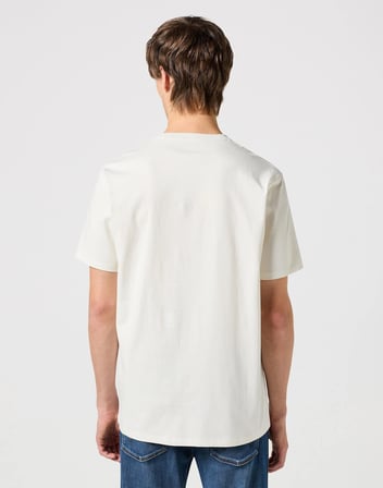 Bisiklet Yaka T-shirt Vintage White